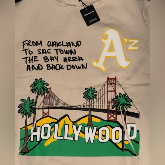 🌴🍎 NWT! Homme+Femme California to NYC Hoodie - Picture 3 of 16